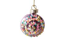 Eglītes rotājums Christmas Touch EBD340930, daudzkrāsaina, 7.5 cm, stikls