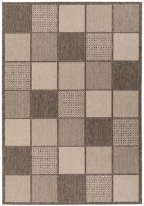 Kilimas lauko terasoms/vidaus Arte Espina Splash 400, kreminė sp./ruda sp., 150 cm x 80 cm