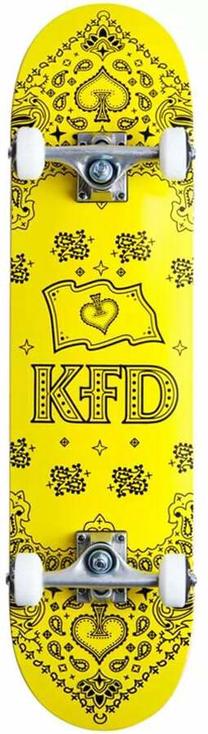 Skrituļdēlis KFD Bandana Complete, dzeltena krās.
