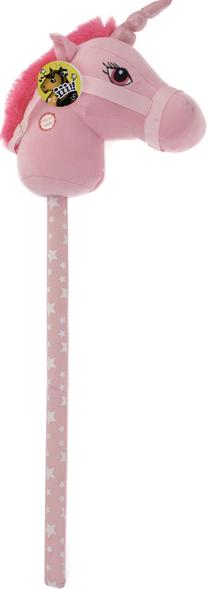 Mīkstā rotaļlieta vienradzis Hobbyhorse, rozā krās./violeta krās./(krāsa/dizains tiek izvēlēts nejauši), 68 cm