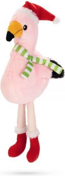 Žaislas šuniui, pliušinis Beeztees Christmas Flamingo 2400003, 42 cm, rožinė sp.