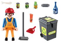 Комплект Playmobil Street Cleaner 70249, 16 шт., многоцветный