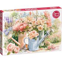 Puzle CherryPazzi Soft Garden Love, 50 cm x 70 cm, 1000 gab., daudzkrāsaina