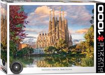 Dėlionė Eurographics Sagrada Familia, Barcelona 6000-6166, 67.6 cm x 48.9 cm, 1000 vnt., įvairių spalvų