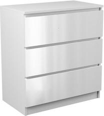 Komoda Malwa M3, balta sp., 77 cm x 40 cm x 70 cm
