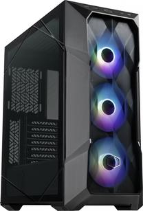 Kompiuterio korpusas Cooler Master MasterBox TD500 V2 Mesh, skaidri sp./juoda sp.