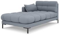 Sofa Micadoni Home Mamaia Chaise Longue, žydra sp., kairinė, 185 x 102 cm x 75 cm