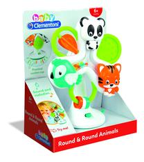 Lavinimo žaislas Clementoni Round & Round Animals High Chair Toy