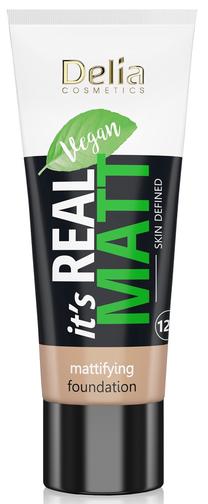 Skystas makiažo pagrindas Delia Cosmetics It's Real Matt, 106 coffee, 30 ml