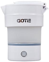 Arbatinukas Gotie Travel, silikonas, 0.6 l, balta sp.