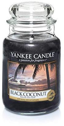 Svece, aromātiskā Yankee Candle, 110 h, melna krās.
