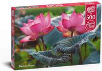 Пазл CherryPazzi Pink Lotus Flowers 20012, 50 см x 34.5 см, 500 шт., многоцветный
