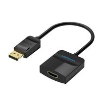 Адаптер Vention Vention DP to HDMI Converter 0.15M Black Displayport Male, HDMI Female, 0.15 м, черный цв.
