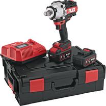 Akumuliatorinis smūginis veržliasukis FLEX IW 3/4" 1600 18-EC/5.0 Set 532074, 18 V, 5000 mAh