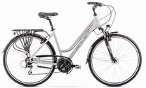 Dviratis turistinis Romet Gazela 3, 28 ", 17'' rėmas, rožinė sp./pilka sp.
