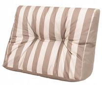 Lauko baldų pagalvė Hobbygarden Leo Short Back LEKBEP9, balta sp./smėlio sp., 40 x 60 cm