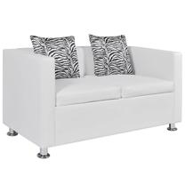 Sofa VLX 2-Seated 242212, balta sp., 120 x 62.5 cm x 63 cm
