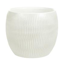 Puķu pods Domoletti 66715/023, keramika, Ø 15 cm, krēmkrāsa