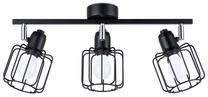 Valgusti kohtvalgusti Sollux Beluci 3 SL.1116, E14, 3 x 40 W, must v. / must v., 10 x 11 cm