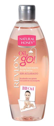 Kūno prausimosi aliejus Revlon Natural Honey Oil & Go BB, 300 ml