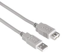 Vads Hama USB to USB USB 3.0 male, USB 3.0 female, 3 m, pelēka krās.