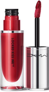 Lūpų dažai MAC Locked Kiss Ink 24HR, 4 ml, bordo sp., poncy