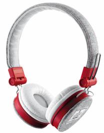 Laidinės ausinės Trust Fyber, balta/juoda/raudona