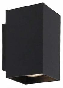 Valgusti seinale Zumaline Sandy WL 92698-N, GU10, 2 x 50 W, must v. / must v.