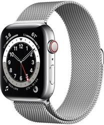Viedais pulkstenis Apple Watch Series 6 GPS 44mm M09E3EL/A, sudraba krās.