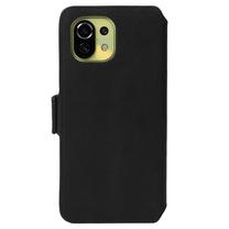 Telefona vāciņš Krusell LeatherWallet for Xiaomi Mi 11 Lite, melna krās., Xiaomi