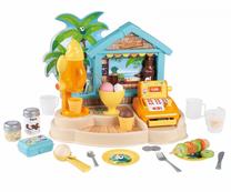 Игрушки для магазина, магазин мороженого Smoby Beach Bar 310545, многоцветный