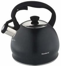 Kahjustatud pakendiga toode. Vilega teekann Klausberg KB 7428, 2 l, must v.