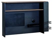 Galda siena Kalune Design Black Small, 108 cm x 29 cm, 71 cm, melna krās.