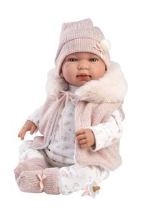 Кукла пупс Llorens 84486, 44 см, розовый цв.