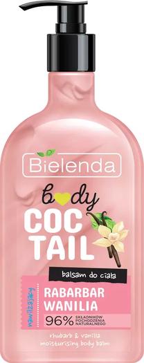 Kūno balzamas Bielenda Body Coctail Rhubarb & Vanilla, 400 ml
