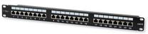 Lülitusseade Techly Cat. 6 24 x RJ-45, must v.