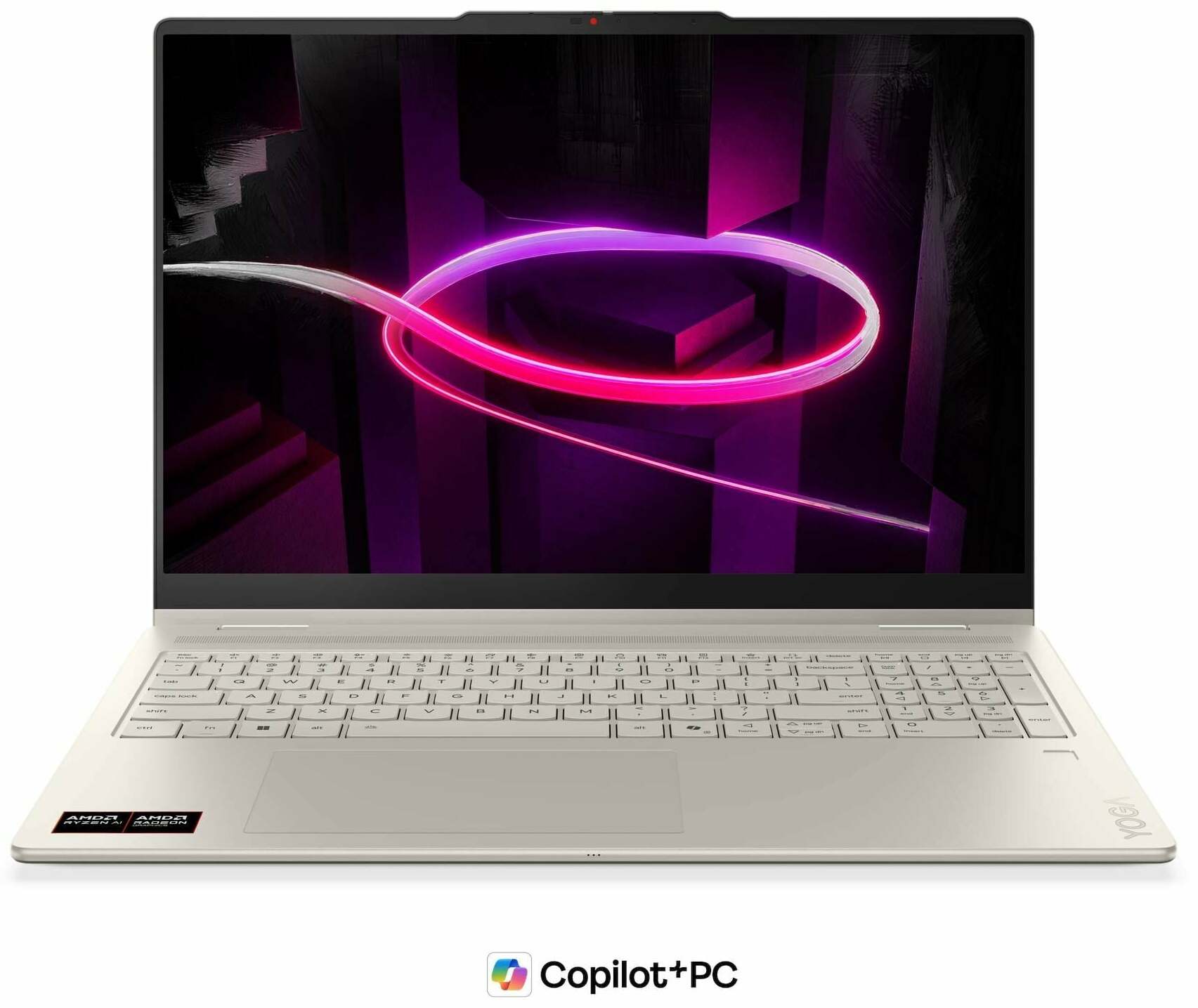 Nešiojamas kompiuteris Lenovo Yoga 7 2-in-1 16AGP11 83TF003DNT, AMD Ryzen AI 5 - 435, 16 GB, 512 GB, 16 ", AMD Radeon 840M, balta sp., EN, Windows 11 home
