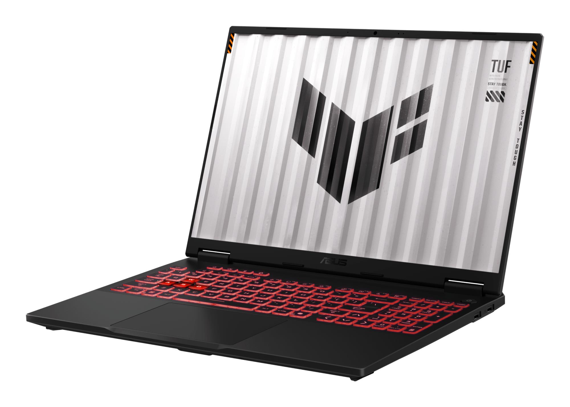 Nešiojamas kompiuteris TUF Gaming 90NR0KV1-M00MZ0, AMD Ryzen™ 7 260, 16 GB, 512 GB, 16 ", RTX 5060, juoda sp., EN, Windows