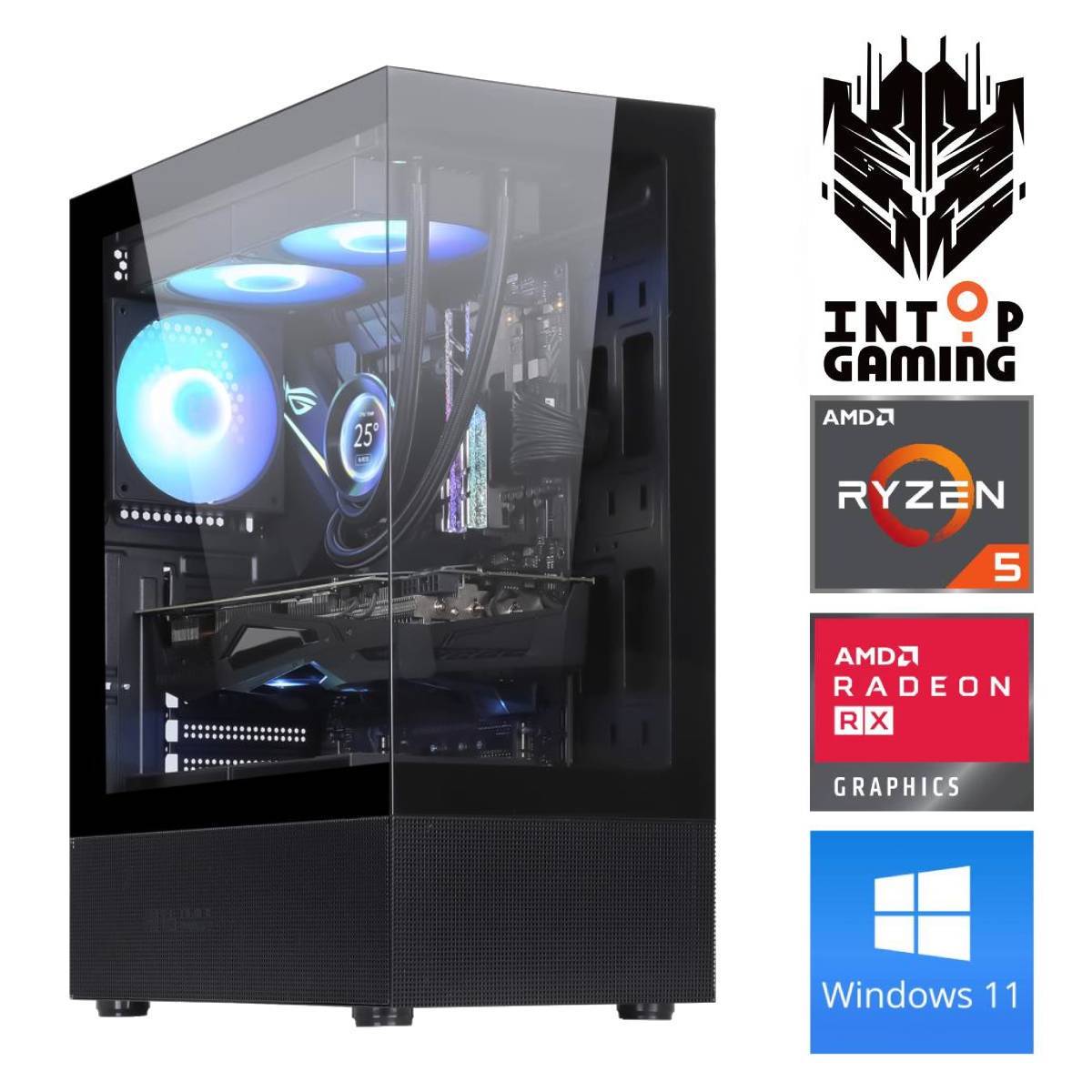Stacionārs dators Intop Ryzen 5 5600X