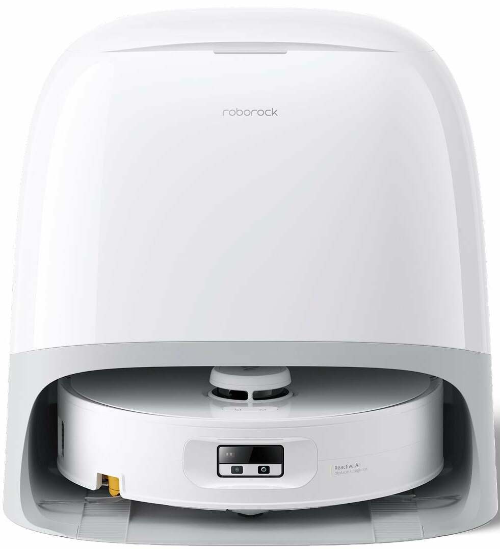 Dulkių siurblys - robotas Roborock Qrevo Curv 2 Flow, balta sp.