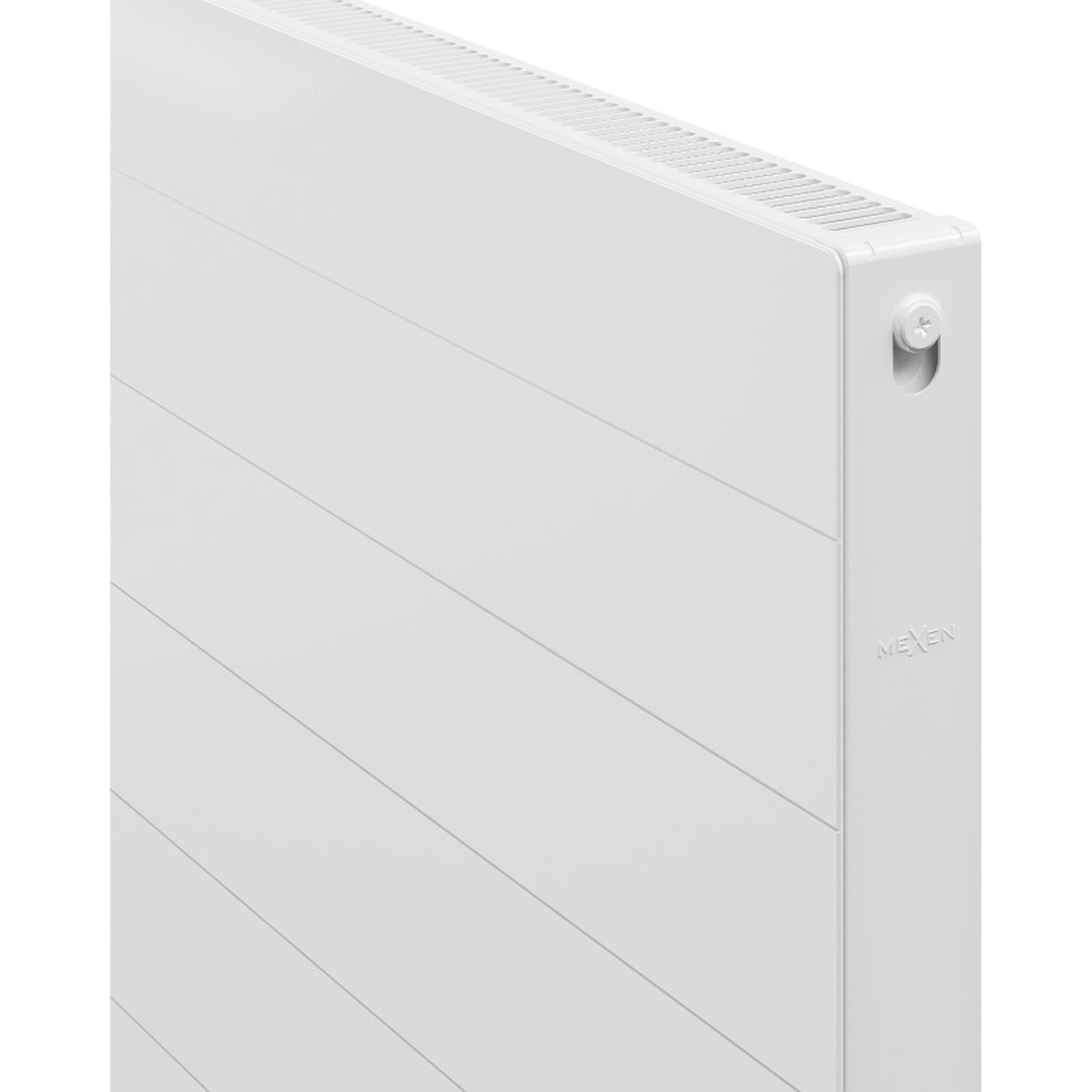 120cm Radiator Radiators Mexen, 120 cm x 50 cm, sānu pieslēgums, 819 W, balta ...