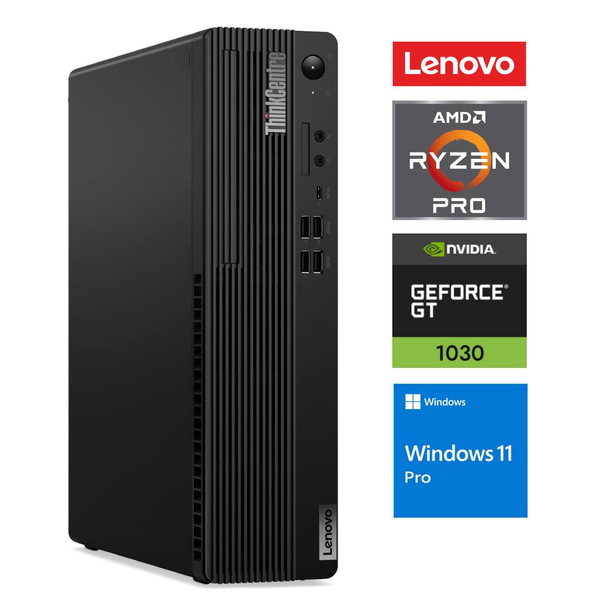 Stacionārs dators Lenovo RM87499, atjaunots AMD