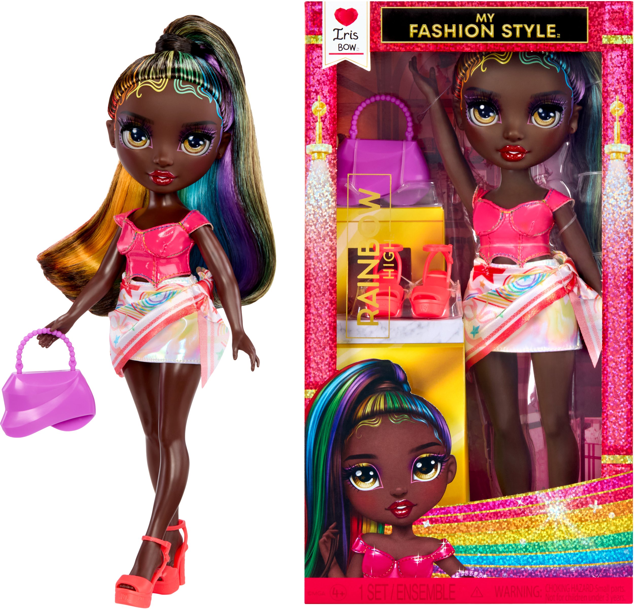 Lelle ar aksesuāriem Rainbow High My