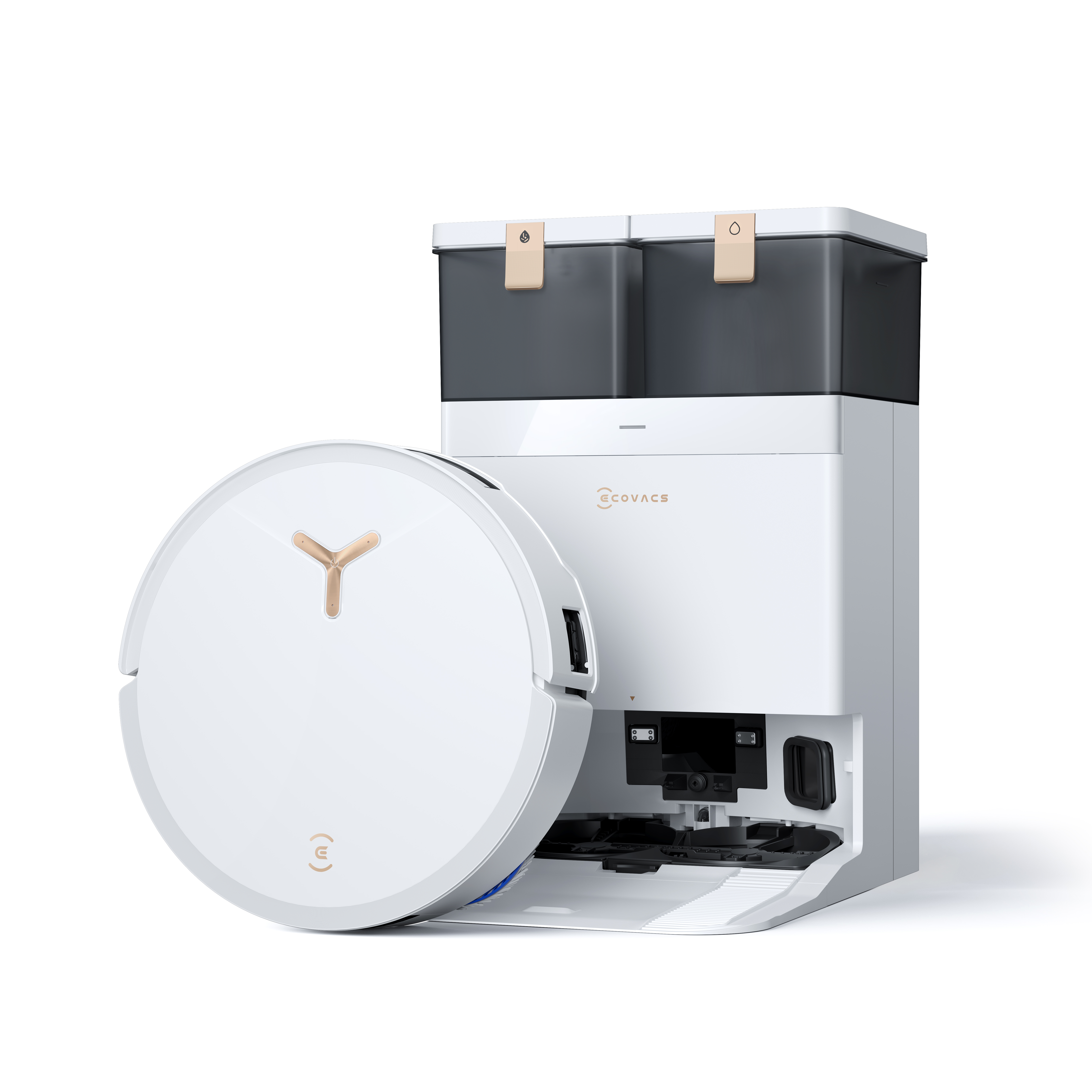 Dulkių siurblys - robotas Ecovacs DEEBOT T50 PRO OMNI, balta sp.