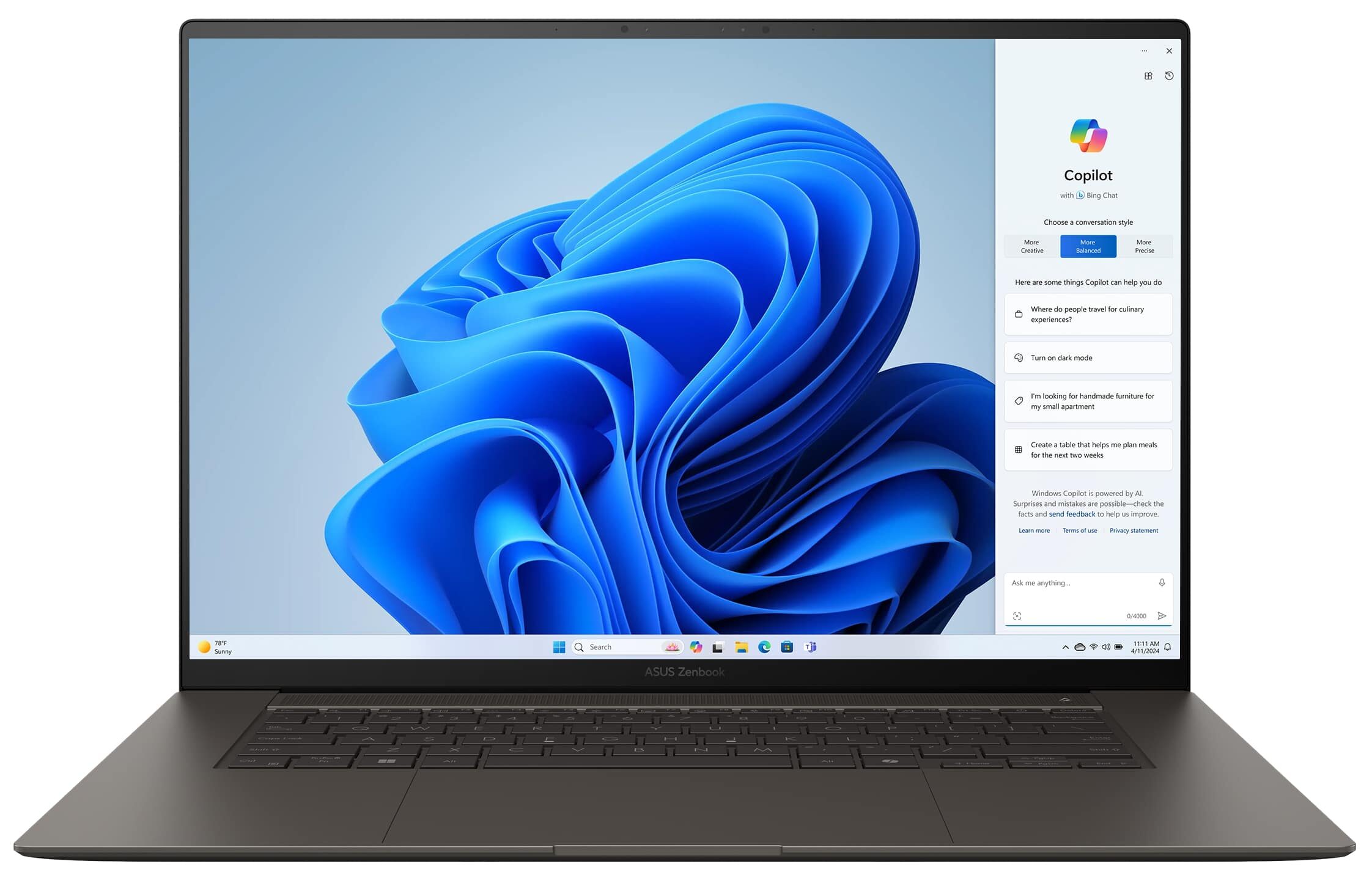 Nešiojamas kompiuteris Asus ZenBook S 16 OLED, AMD Ryzen™ AI 9 HX 370, 32 GB, 2 TB, 16 ", AMD Radeon™ Graphics, pilka sp., EN, Windows