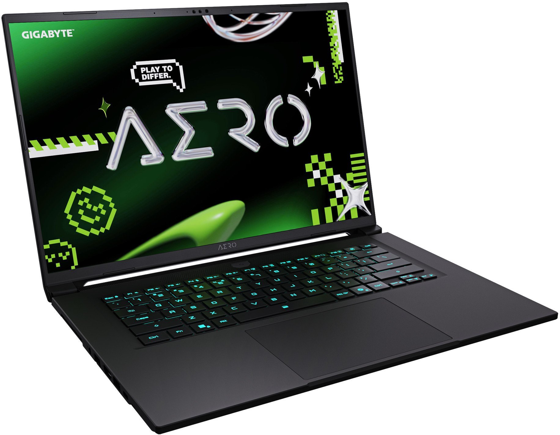 Nešiojamas kompiuteris Gigabyte AERO X16 1TH-93EEC94AH, AMD Ryzen AI 7 350, 16 GB, 16 GB, 16 ", NVIDIA GeForce RTX 5050, juoda sp., EN, Windows