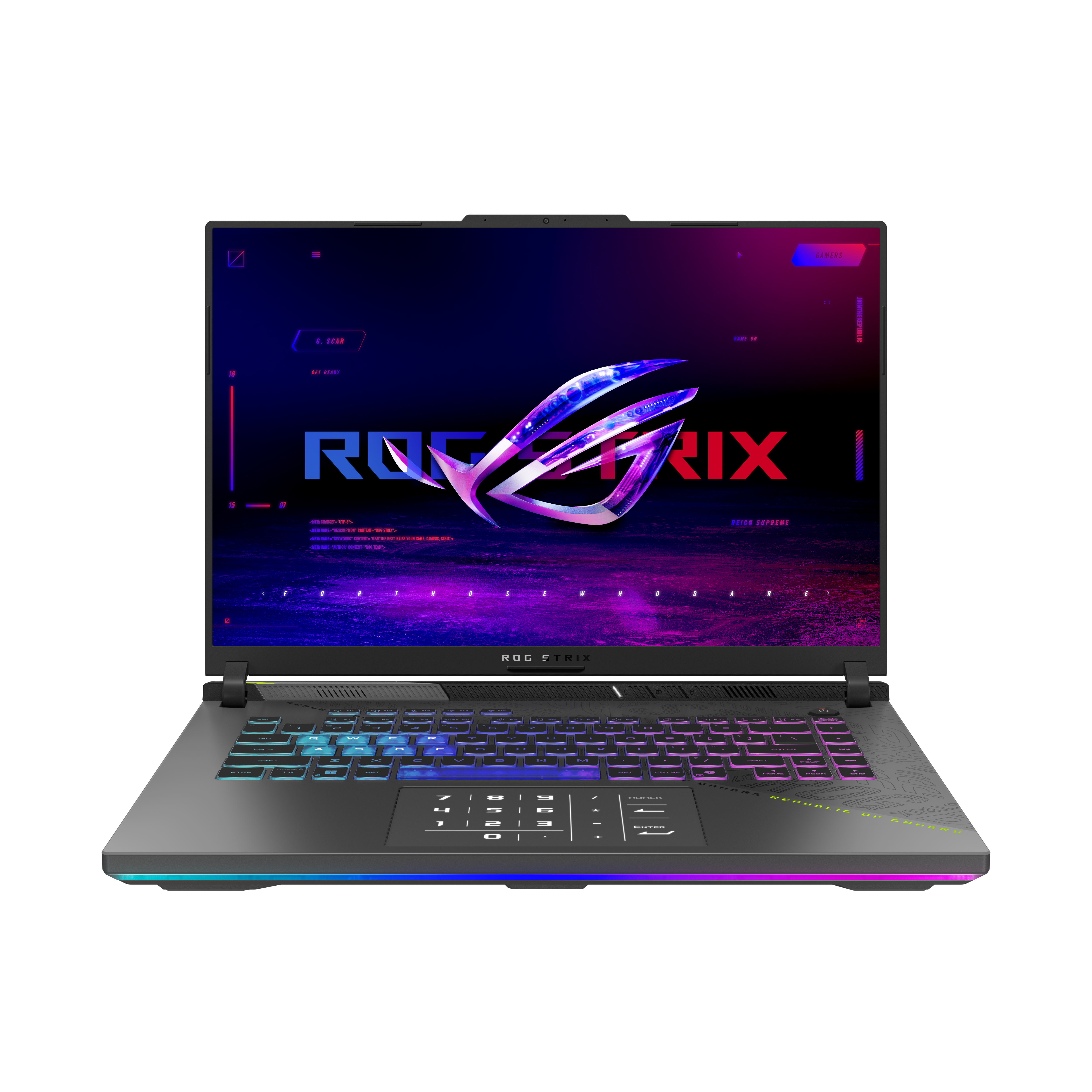 Nešiojamas kompiuteris Asus ROG Strix G16 G614FR-S5022W, AMD Ryzen™ 9 9955HX Processor 2.5GHz (80MB Cache, up to 5.4GHz, 16 cores, 32 Threads), 16 GB, 1 TB, 16 ", NVIDIA GeForce RTX 5070 Ti, žalia sp., ANGLŲ (US), Windows