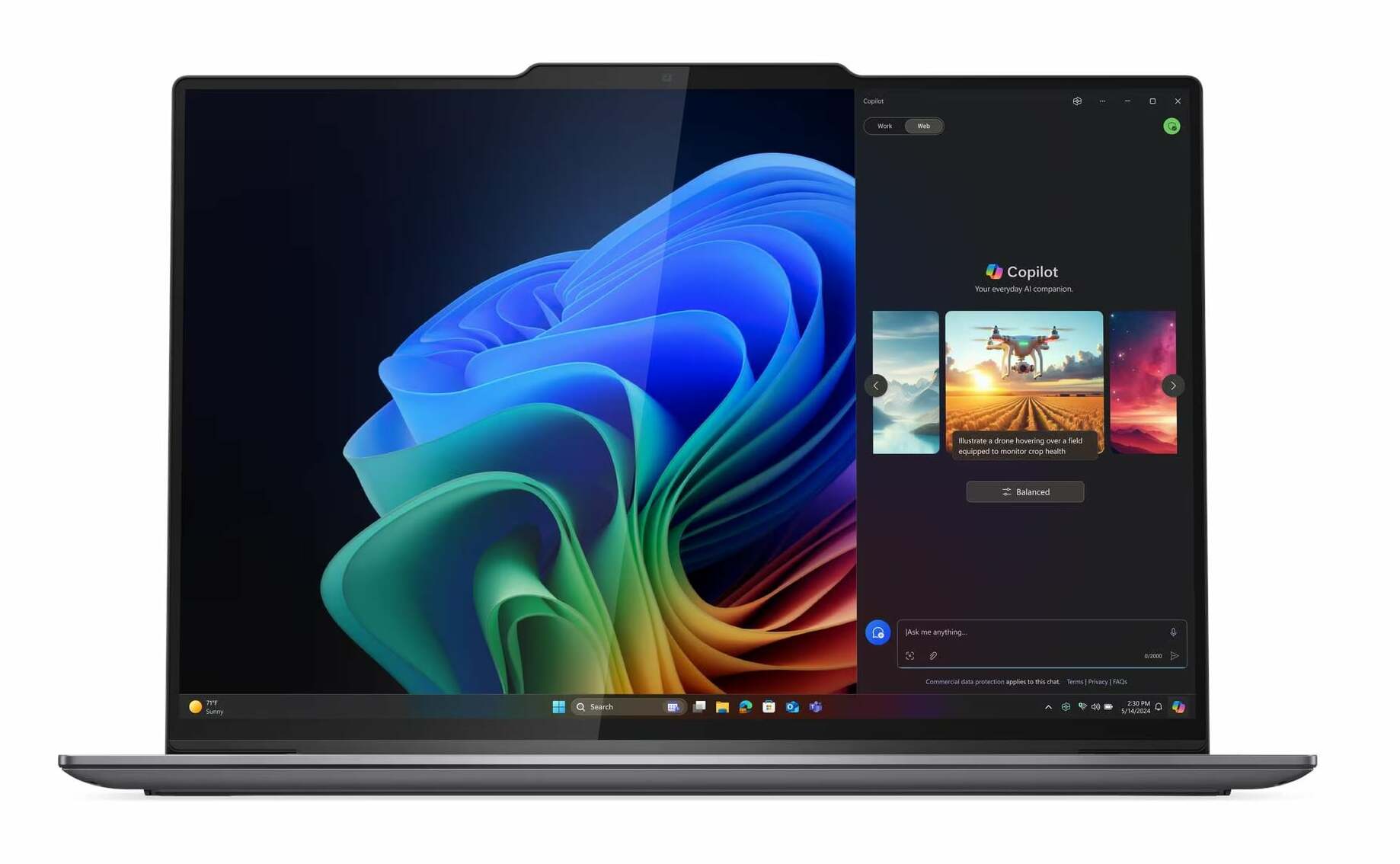 Nešiojamas kompiuteris ThinkPad X9-14 Gen 1 21QA002KMX, Intel® Core Ultra 7 258V, 32 GB, 1 TB, 14 ", Intel Arc Graphics, pilka sp., Windows 11 pro