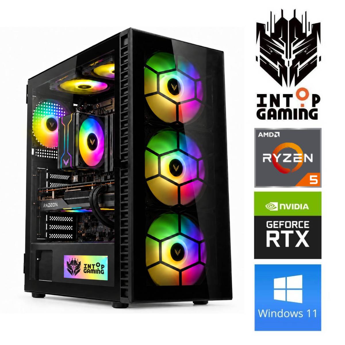 Stacionārs dators Intop RM88626WH AMD Ryzen