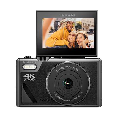 Skaitmeninis fotoaparatas Easypix V64 Flip, juoda sp. - Senukai.lt Skaitmeninis fotoaparatas Easypix V64 Flip, juoda sp. - Senukai.lt